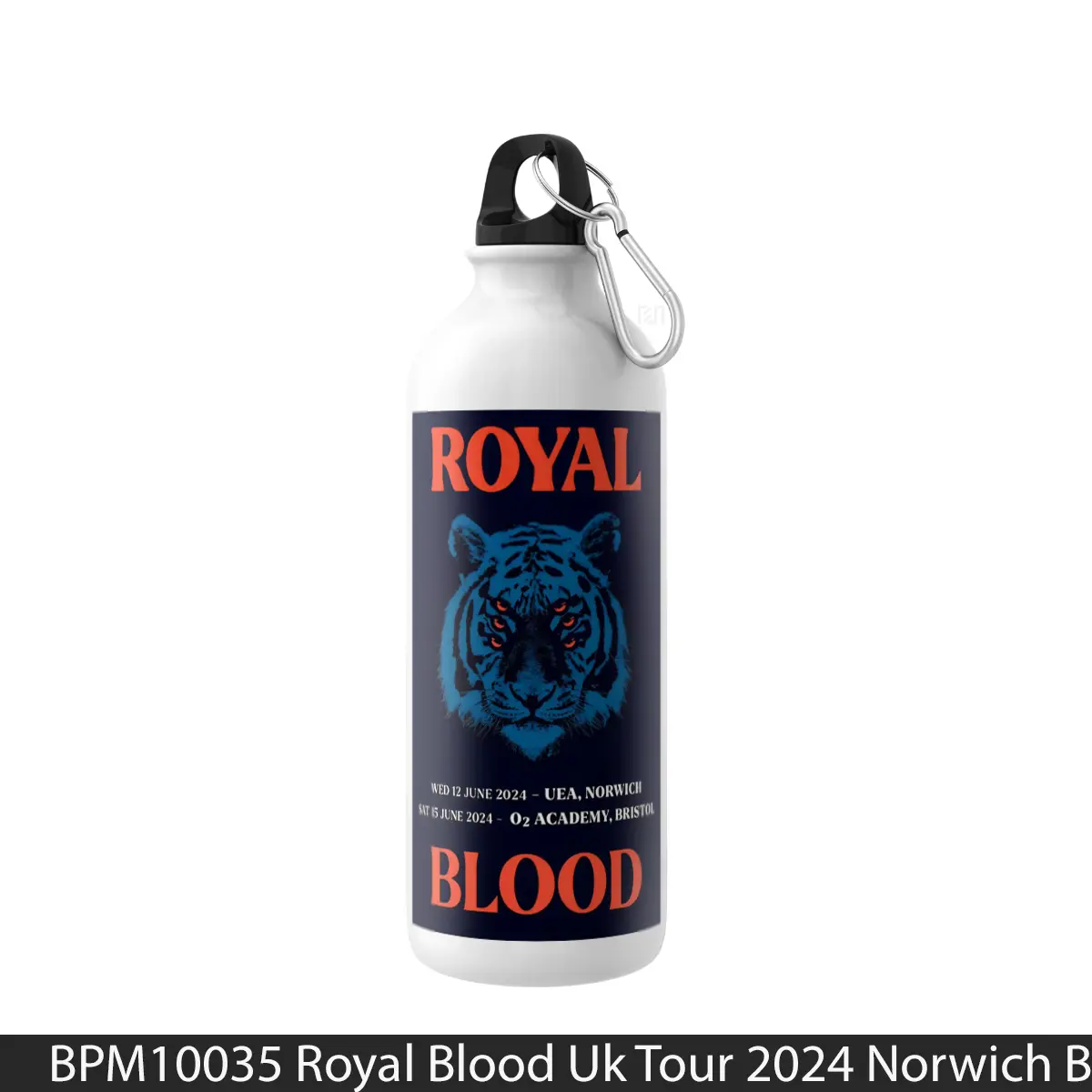 Botol Royal Blood Uk Tour 2024 Norwich Bristol - Music Sport Bottle