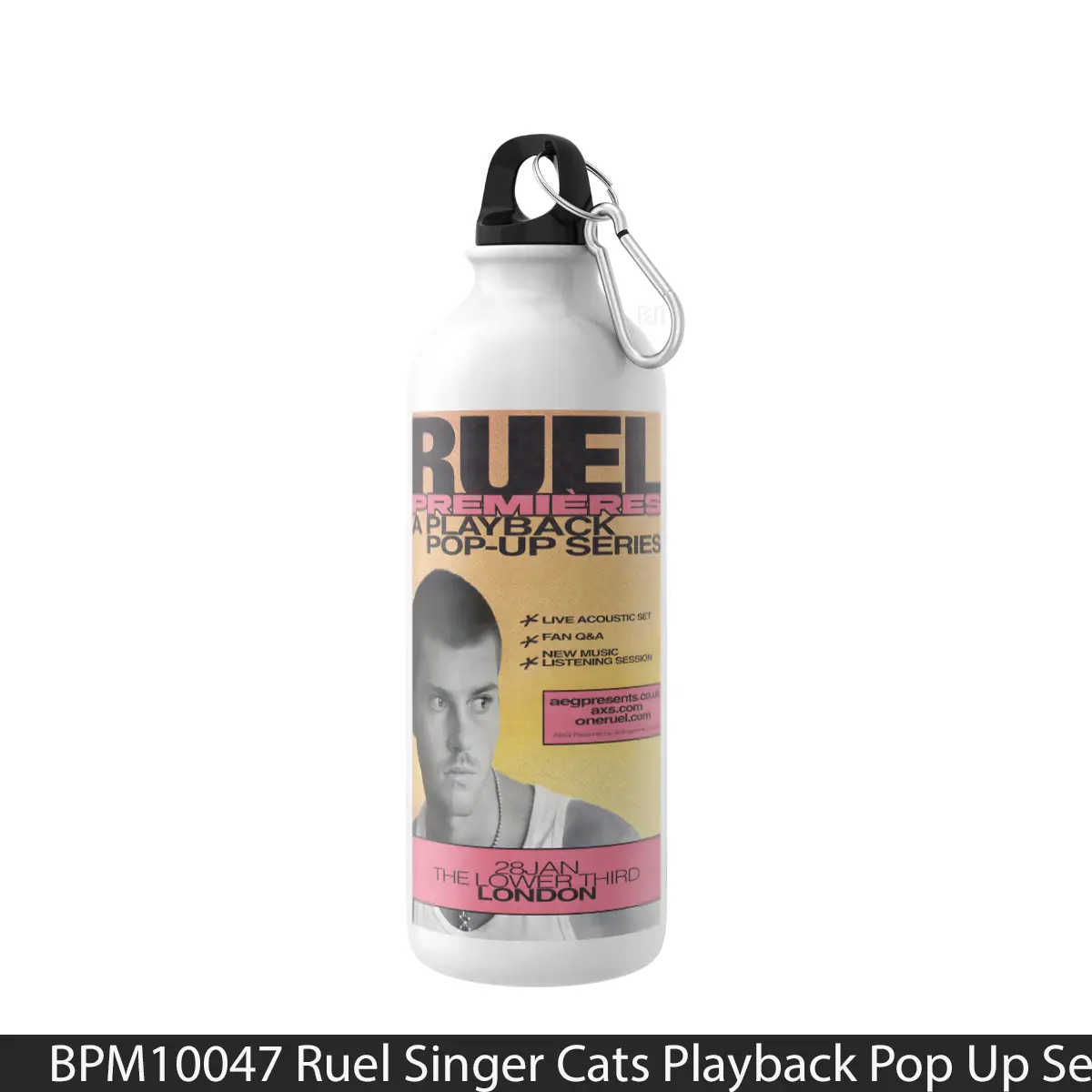 Botol Ruel Singer Cats Playback Pop Up Series 2025 Tou - Music Sport Bottle
