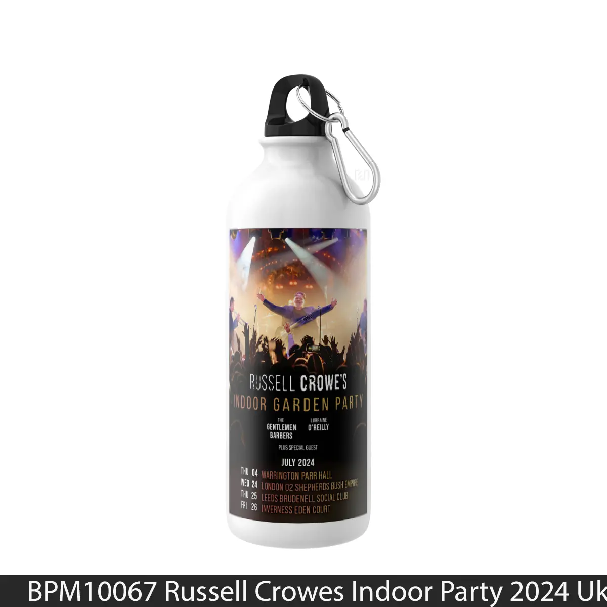 Botol Russell Crowes Indoor Party 2024 Uk Tour - Music Sport Bottle