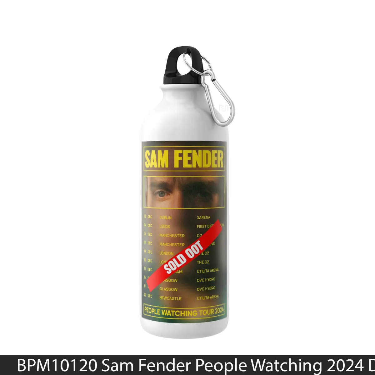 Botol Sam Fender People Watching 2024 December Uk Arena - Music Sport Bottle