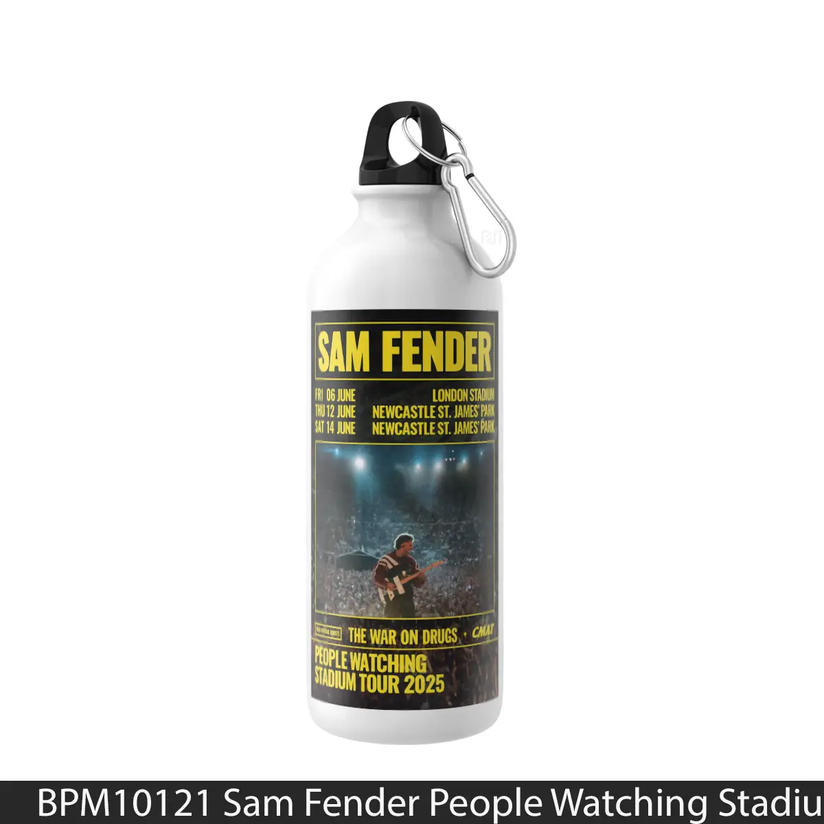 Botol Sam Fender People Watching Stadium Tour 2025 London - Music Sport Bottle