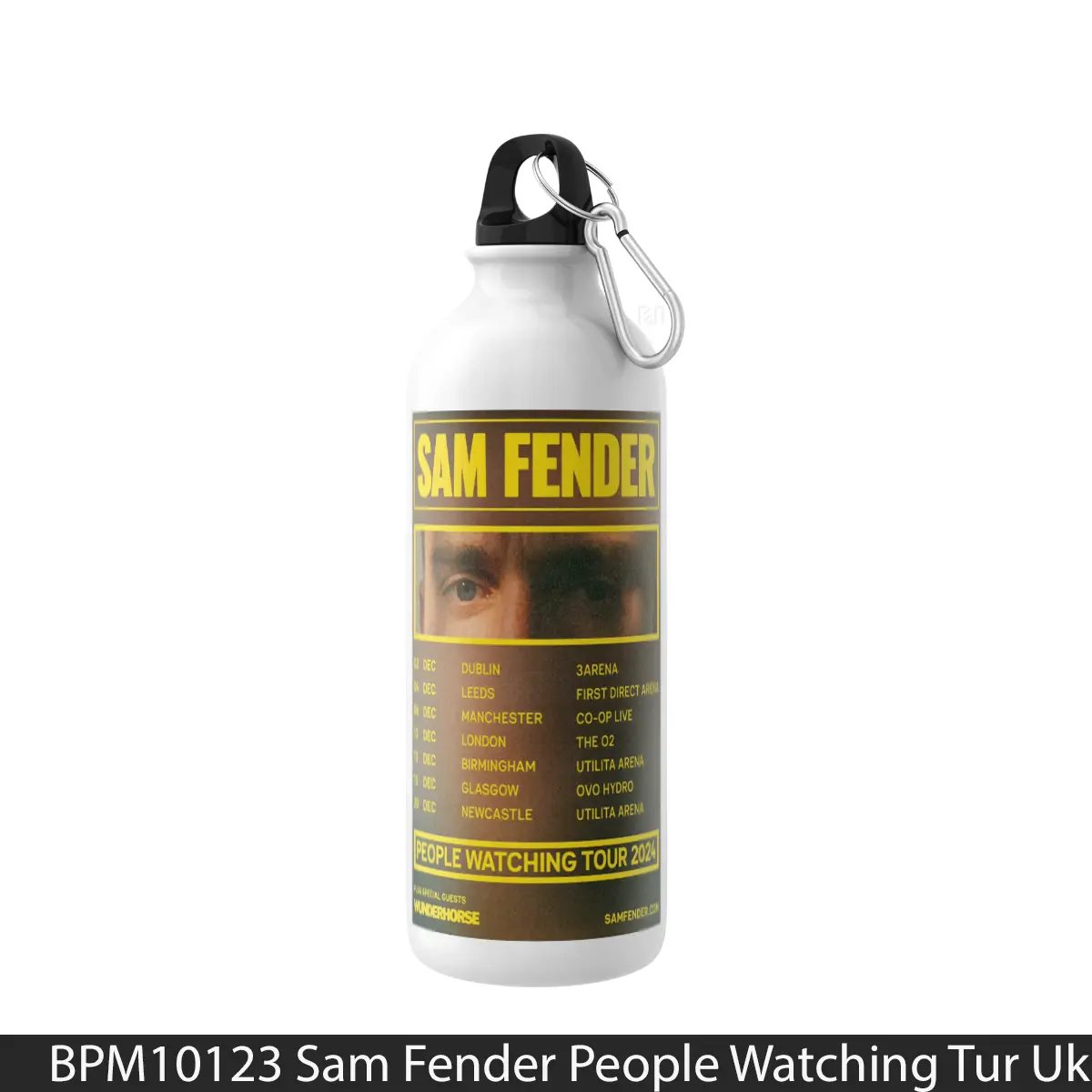 Botol Sam Fender People Watching Tur Uk Arena 2024 - Music Sport Bottle