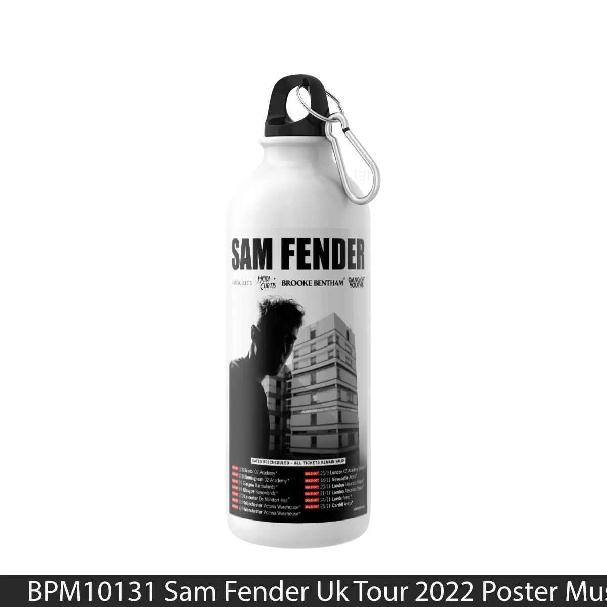 Botol Sam Fender Uk Tour 2022 - Music Sport Bottle