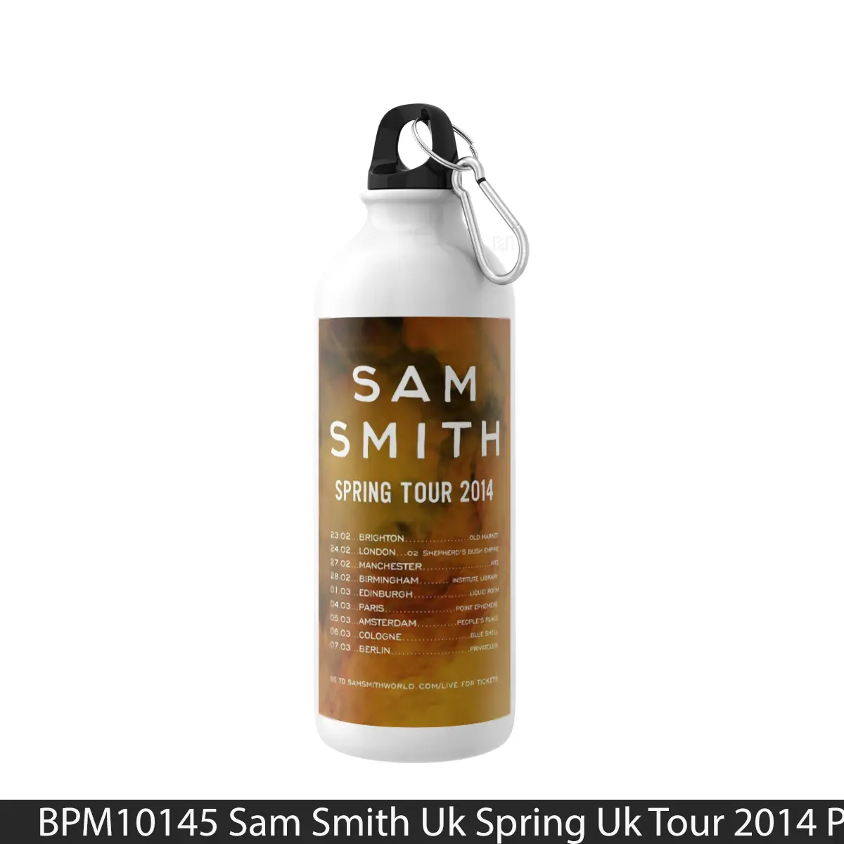 Botol Sam Smith Uk Spring Uk Tour 2014 - Music Sport Bottle