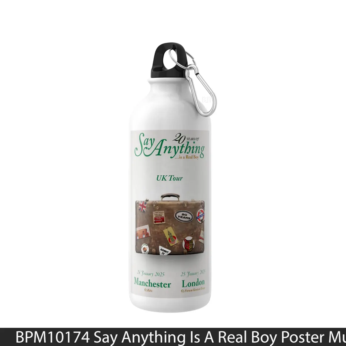Botol Say Anything Is A Real Boy - Music Sport Bottle