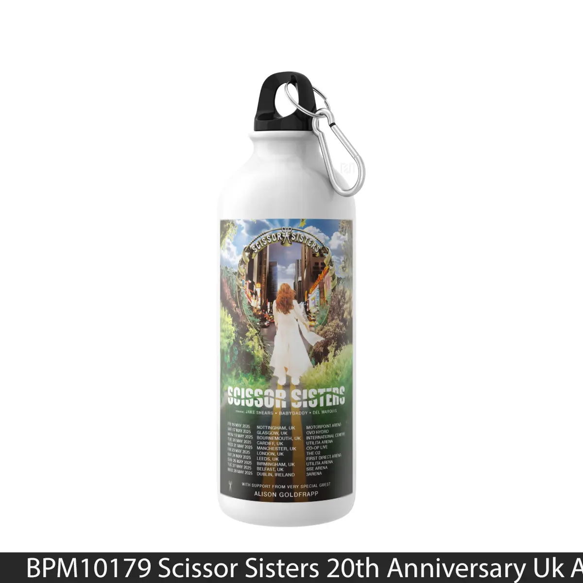 Botol Scissor Sisters 20Th Anniversary Uk Arena Tour 2025 - Music Sport Bottle
