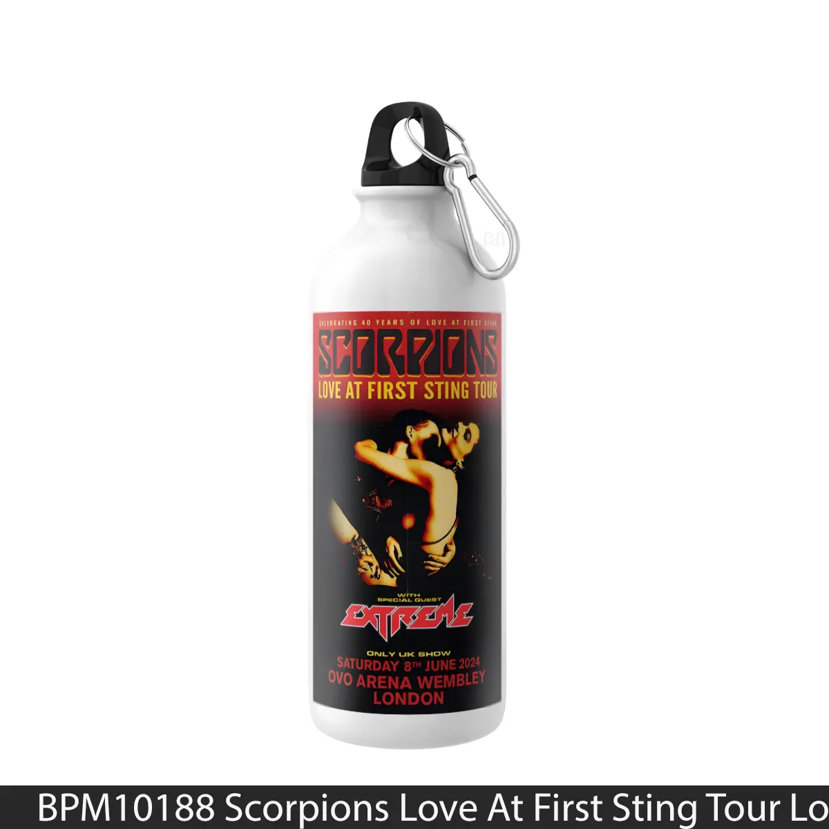 Botol Scorpions Love At First Sting Tour London Ovo Arena - Music Sport Bottle