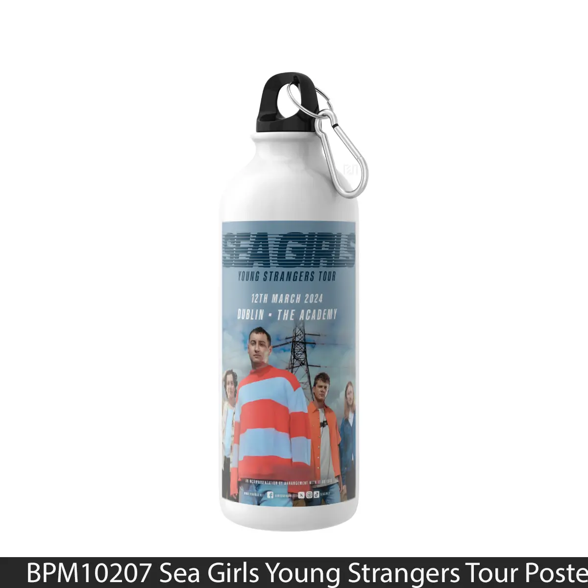Botol Sea Girls Young Strangers Tour - Music Sport Bottle