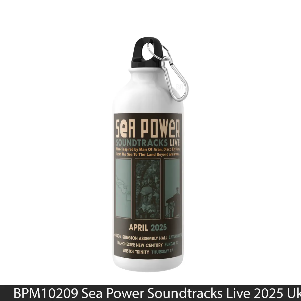 Botol Sea Power Soundtracks Live 2025 Uk Tour - Music Sport Bottle