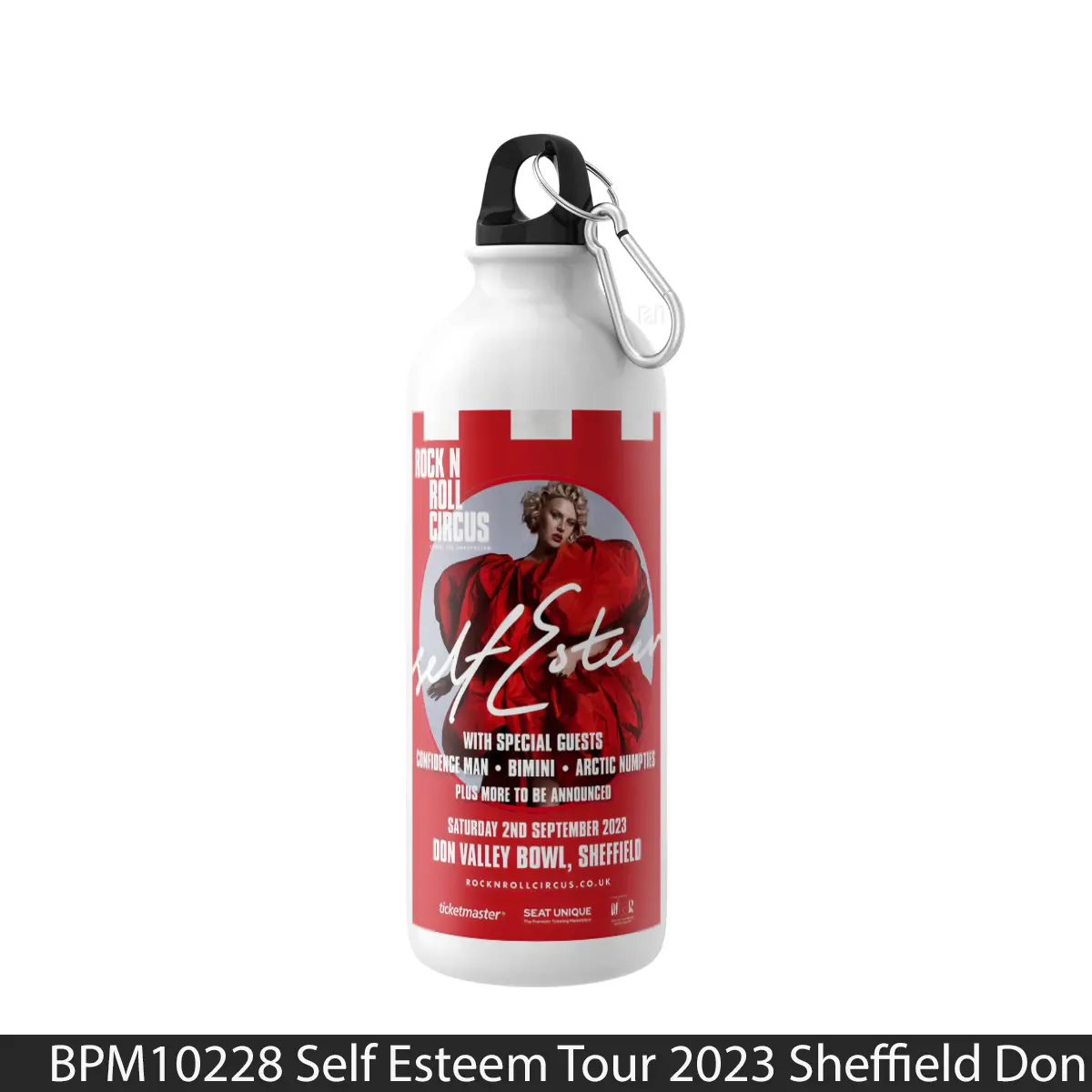 Botol Self Esteem Tour 2023 Sheffield Don Valley Bowl - Music Sport Bottle