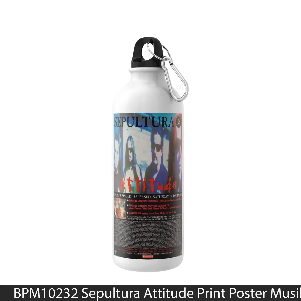 Botol Sepultura Attitude Print - Music Sport Bottle