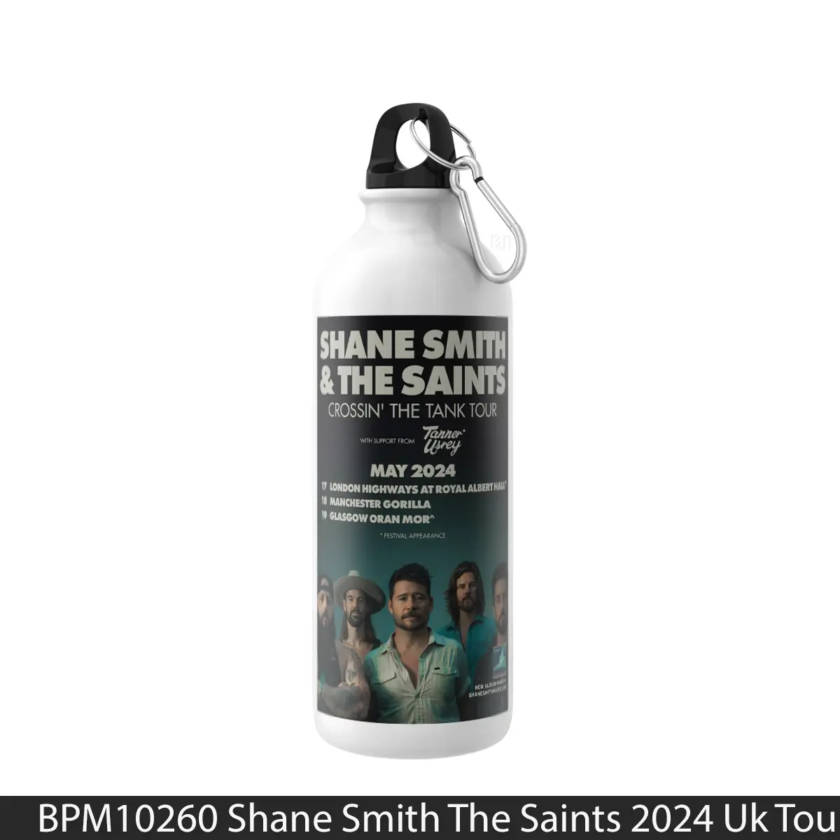 Botol Shane Smith The Saints 2024 Uk Tour - Music Sport Bottle