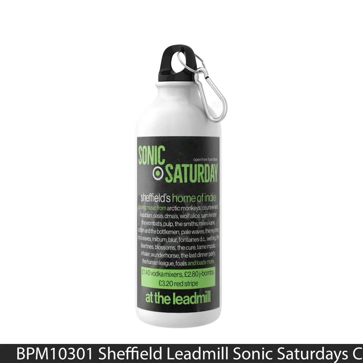 Botol Sheffield Leadmill Sonic Saturdays Club Night Post - Music Sport Bottle