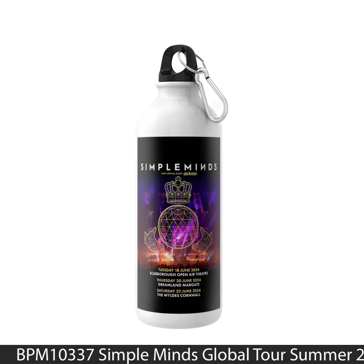 Botol Simple Minds Global Tour Summer 2024 - Music Sport Bottle