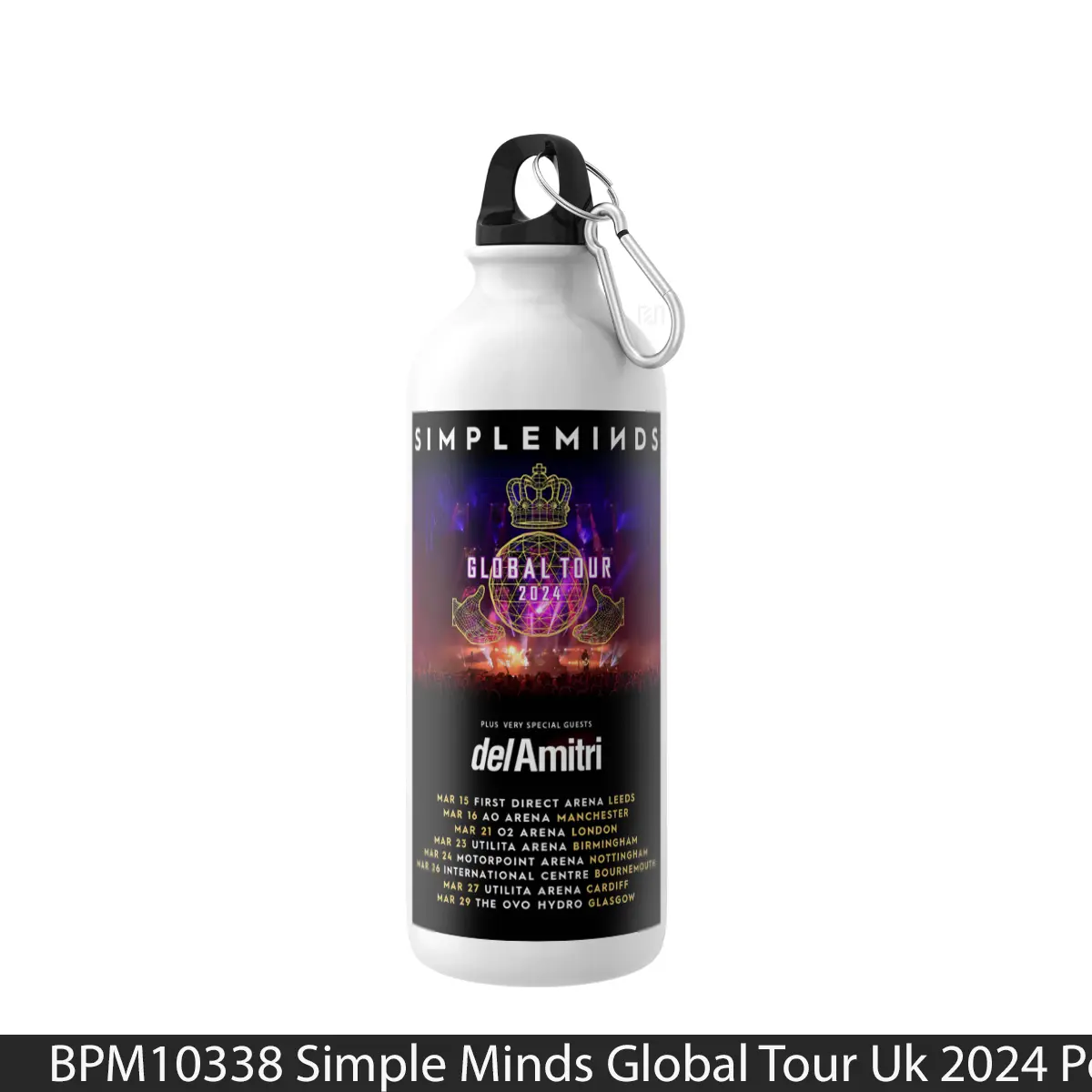 Botol Simple Minds Global Tour Uk 2024 - Music Sport Bottle