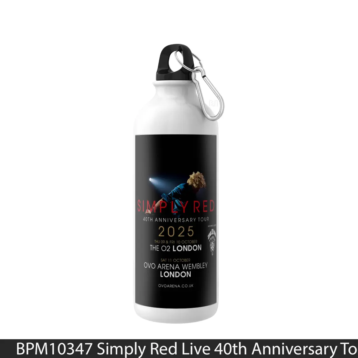 Botol Simply Red Live 40Th Anniversary Tour 2025 London - Music Sport Bottle