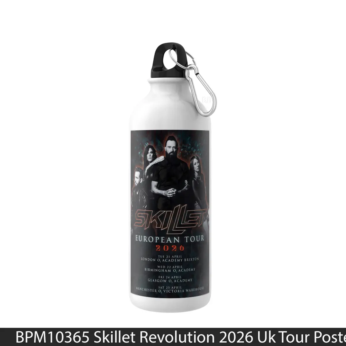 Botol Skillet Revolution 2026 Uk Tour - Music Sport Bottle