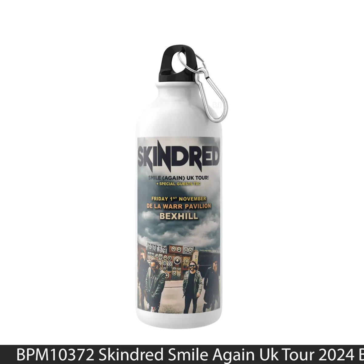 Botol Skindred Smile Again Uk Tour 2024 Bexhill De La Warr Pavilion - Music Sport Bottle