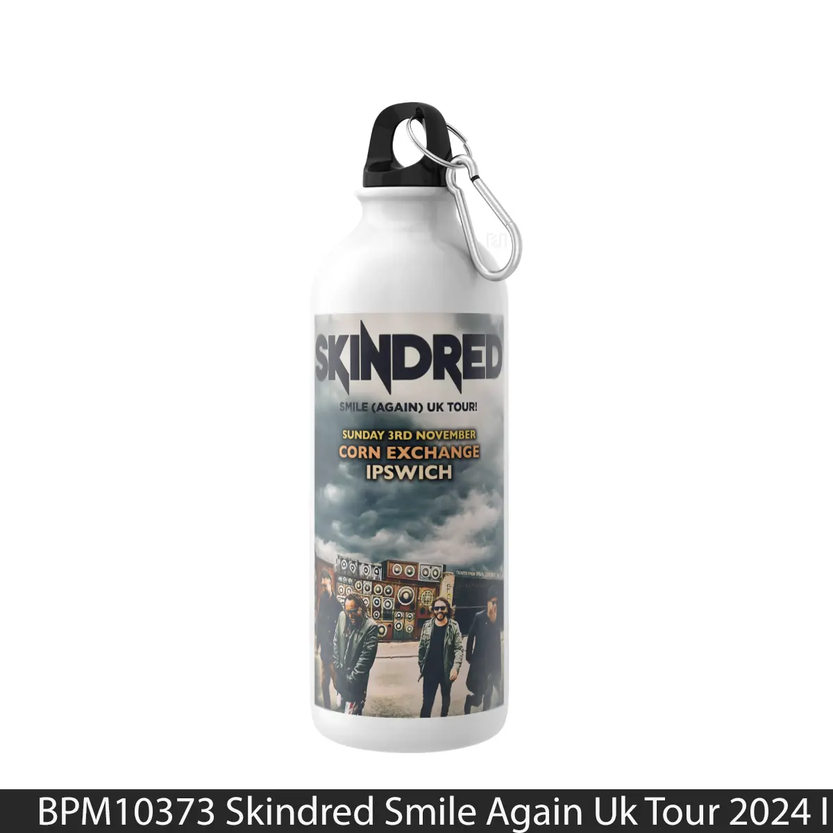 Botol Skindred Smile Again Uk Tour 2024 Ipswich Corn Exchange Pavilion - Music Sport Bottle
