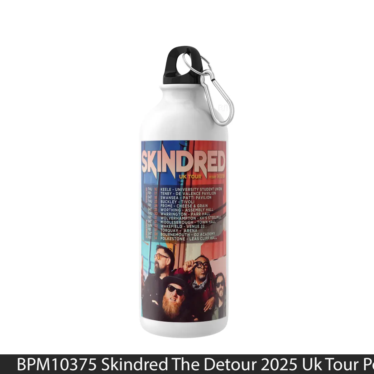 Botol Skindred The Detour 2025 Uk Tour - Music Sport Bottle