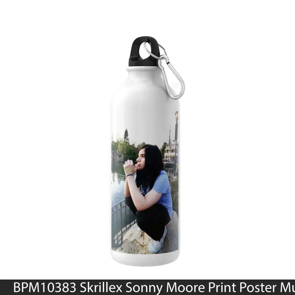 Botol Skrillex Sonny Moore Print - Music Sport Bottle