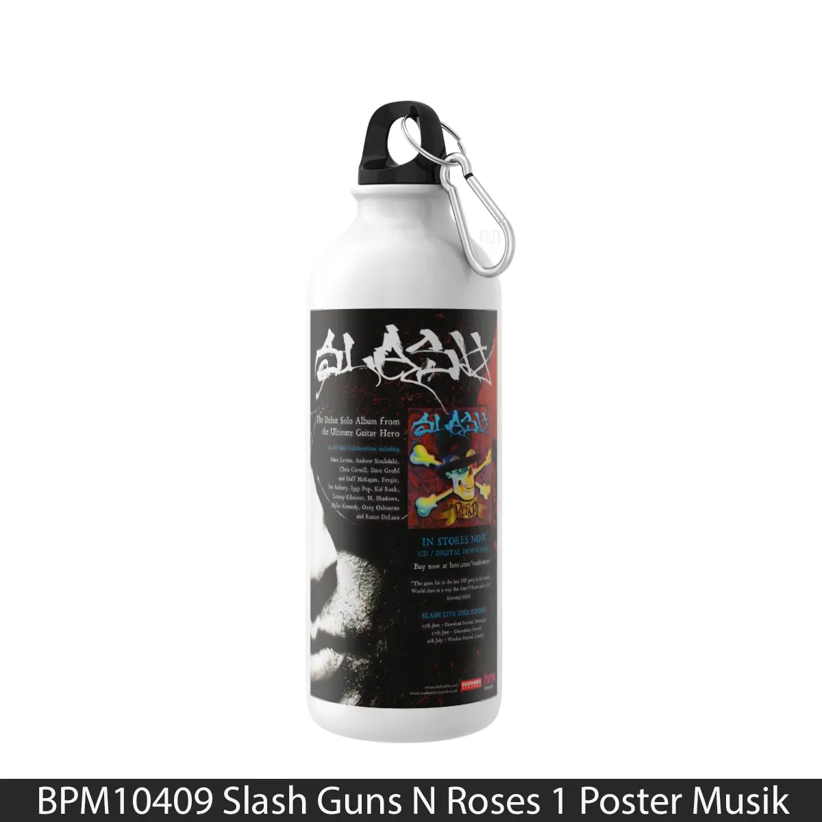 Botol Slash Guns N Roses 1 - Music Sport Bottle