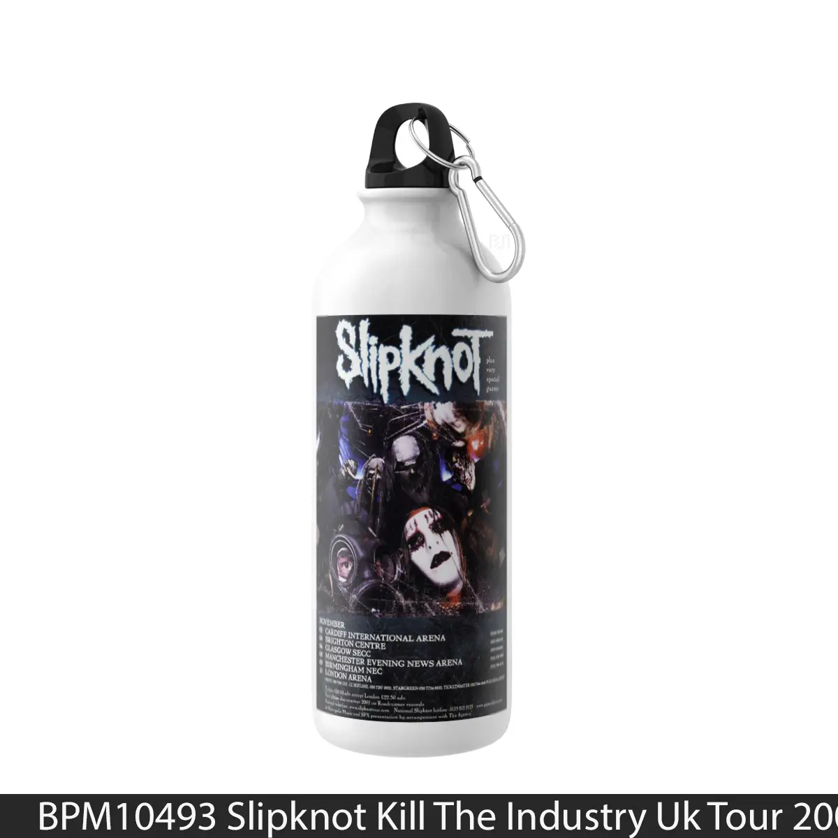 Botol Slipknot Kill The Industry Uk Tour 2002 - Music Sport Bottle