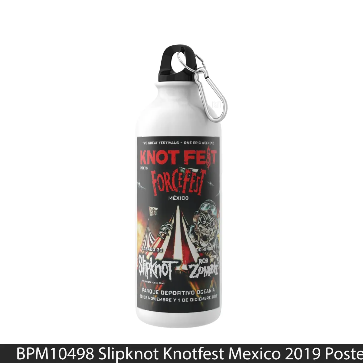 Botol Slipknot Knotfest Mexico 2019 - Music Sport Bottle