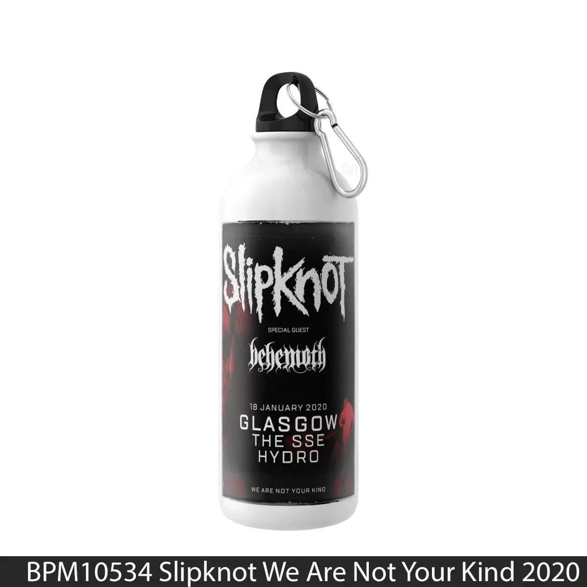 Botol Slipknot We Are Not Your Kind 2020 Uk Tour 1 - Music Sport Bottle