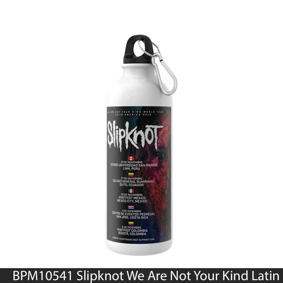 Botol Slipknot We Are Not Your Kind Latin America 2019 T - Music Sport Bottle