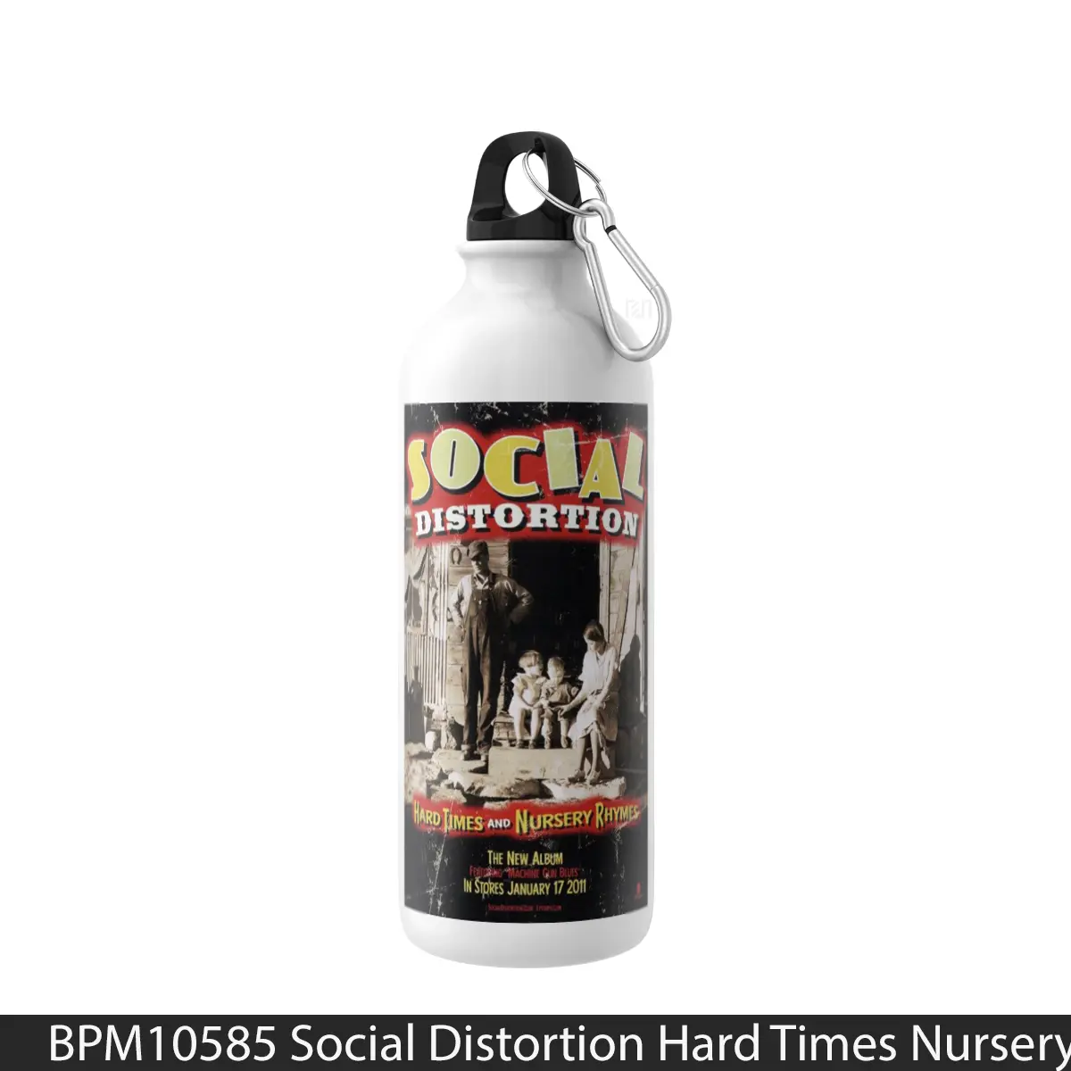 Botol Social Distortion Hard Times Nursery Rhymes Post 1 - Music Sport Bottle