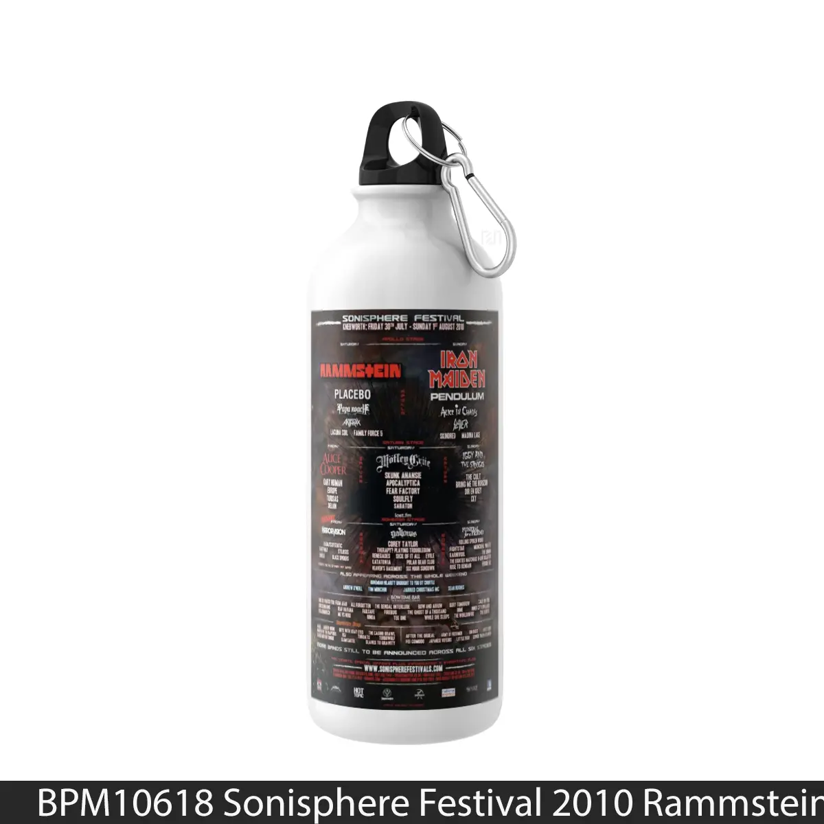 Botol Sonisphere Festival 2010 Rammstein Iron Maiden - Music Sport Bottle
