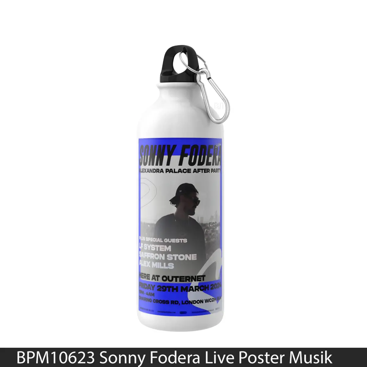 Botol Sonny Fodera Live - Music Sport Bottle
