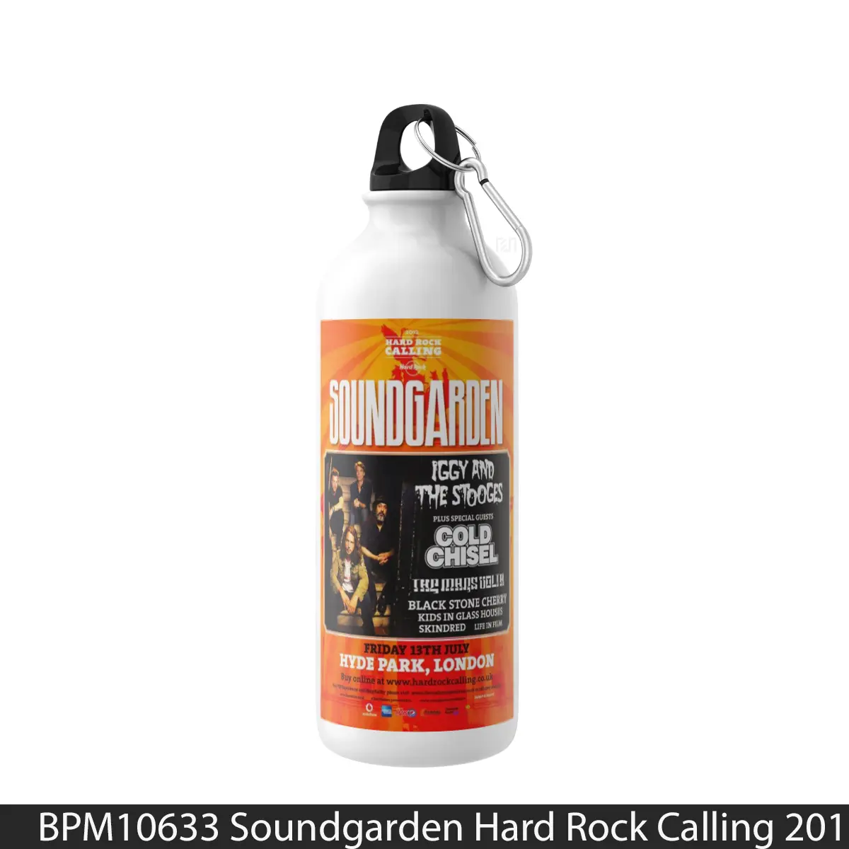 Botol Soundgarden Hard Rock Calling 2012 London Hyde Park - Music Sport Bottle