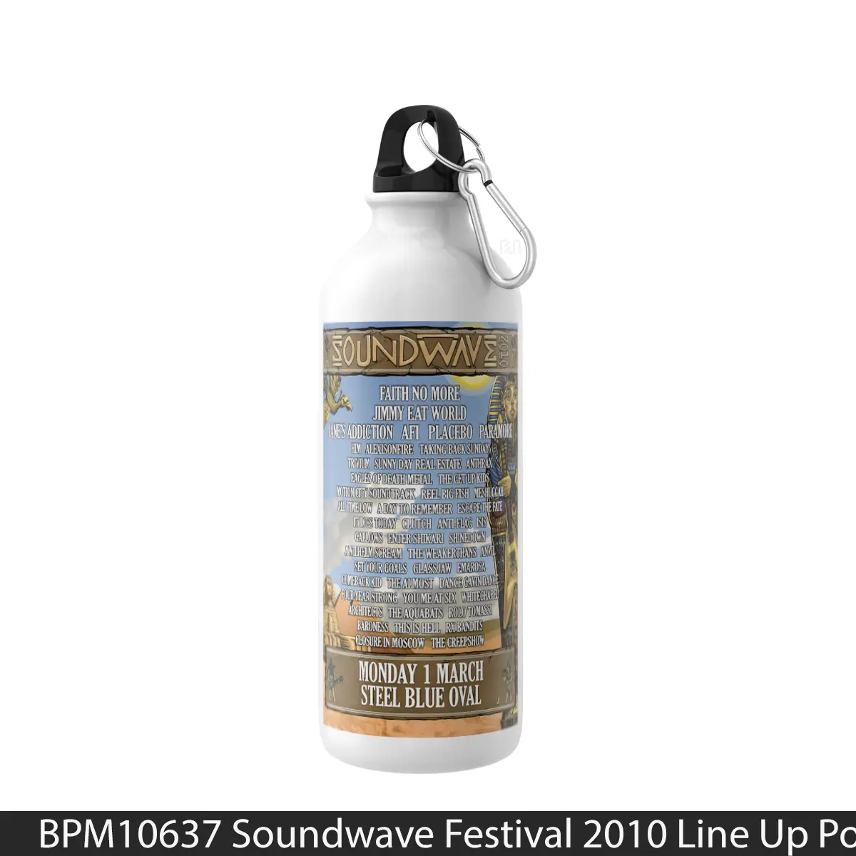 Botol Soundwave Festival 2010 Line Up - Music Sport Bottle