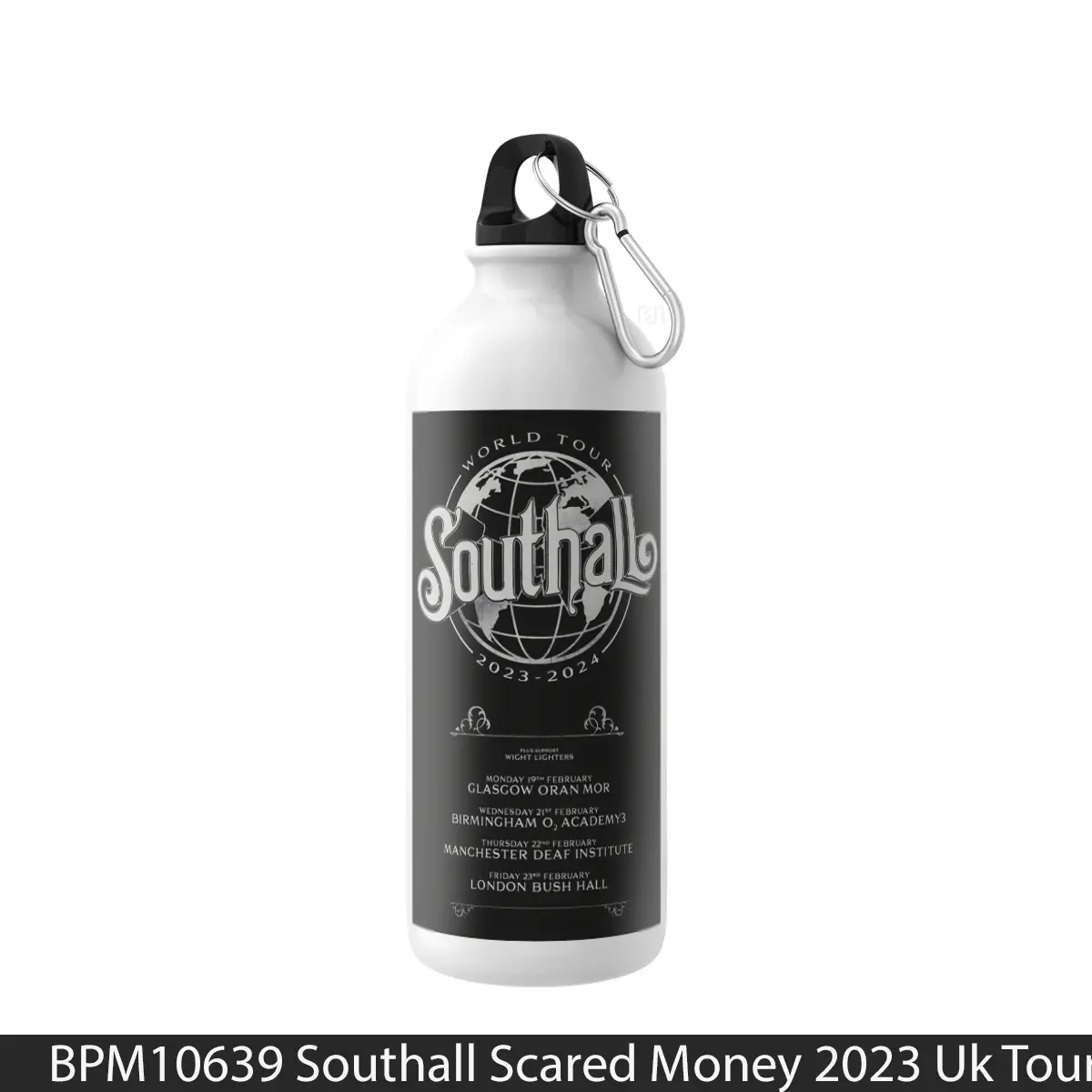 Botol Southall Scared Money 2023 Uk Tour - Music Sport Bottle