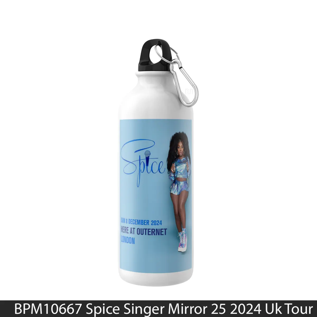 Botol Spice Singer Mirror 25 2024 Uk Tour - Music Sport Bottle
