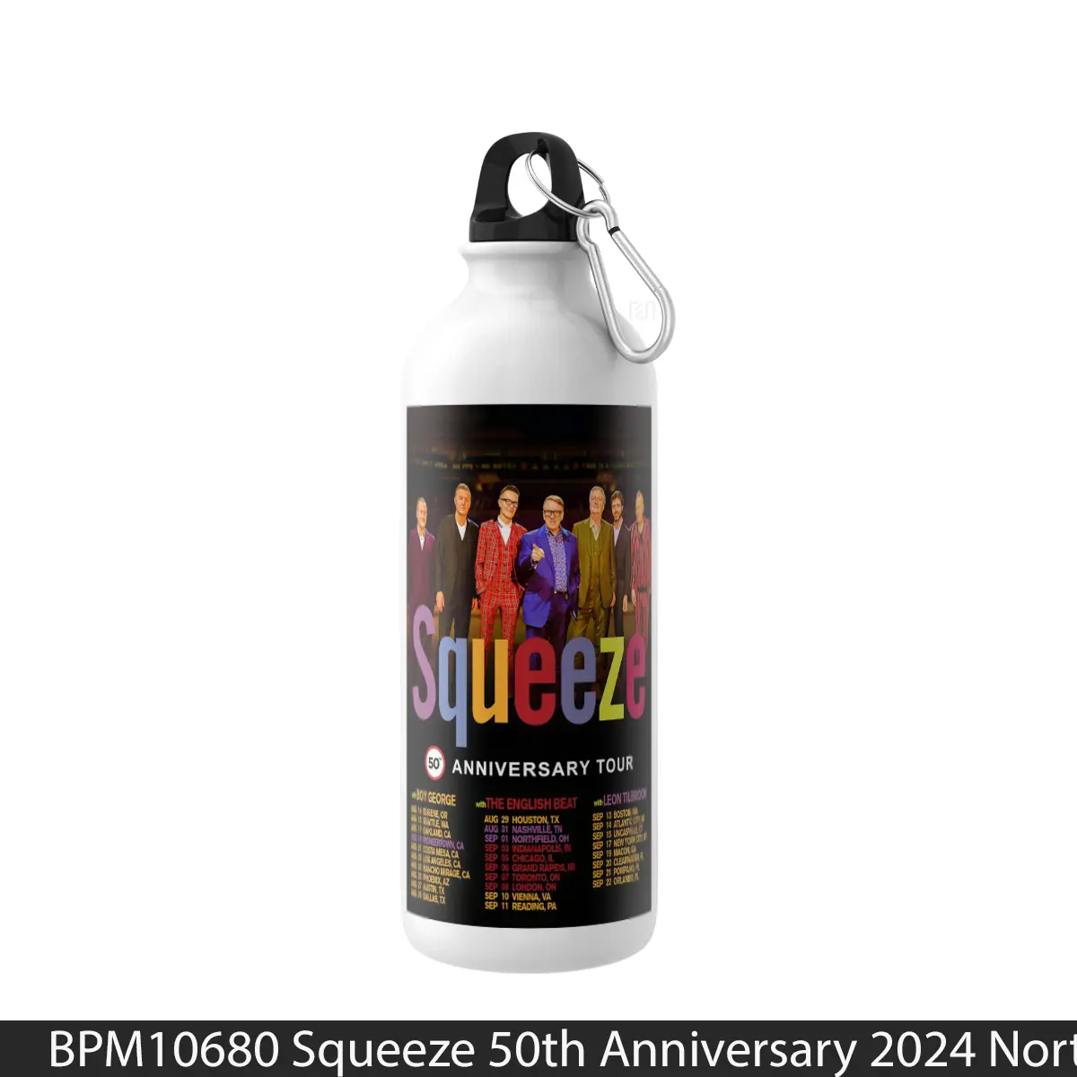 Botol Squeeze 50Th Anniversary 2024 North America - Music Sport Bottle