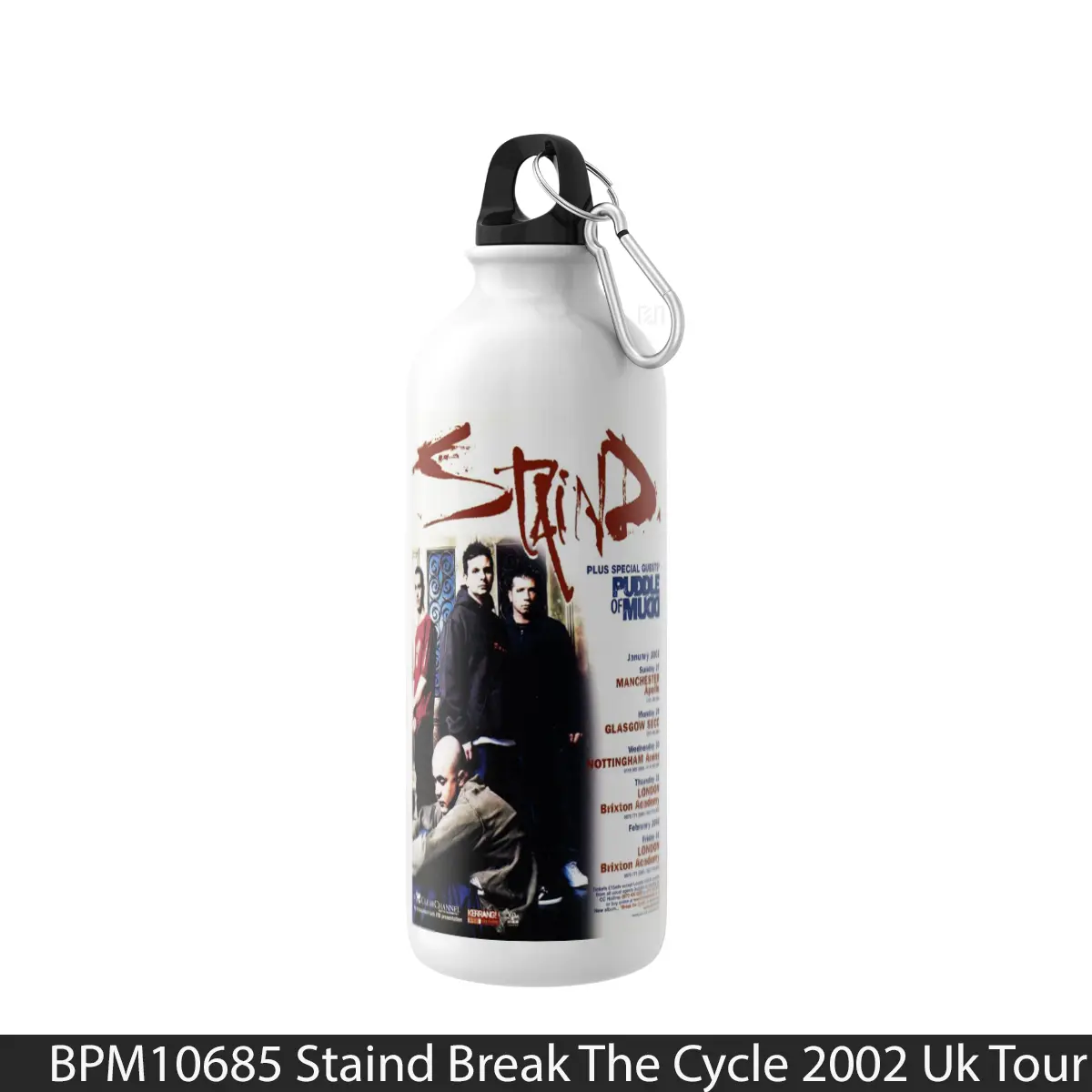 Botol Staind Break The Cycle 2002 Uk Tour - Music Sport Bottle