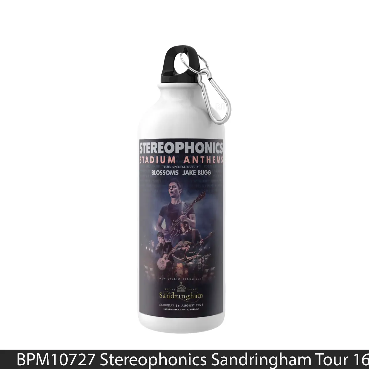 Botol Stereophonics Sandringham Tour 16 August 2025 - Music Sport Bottle