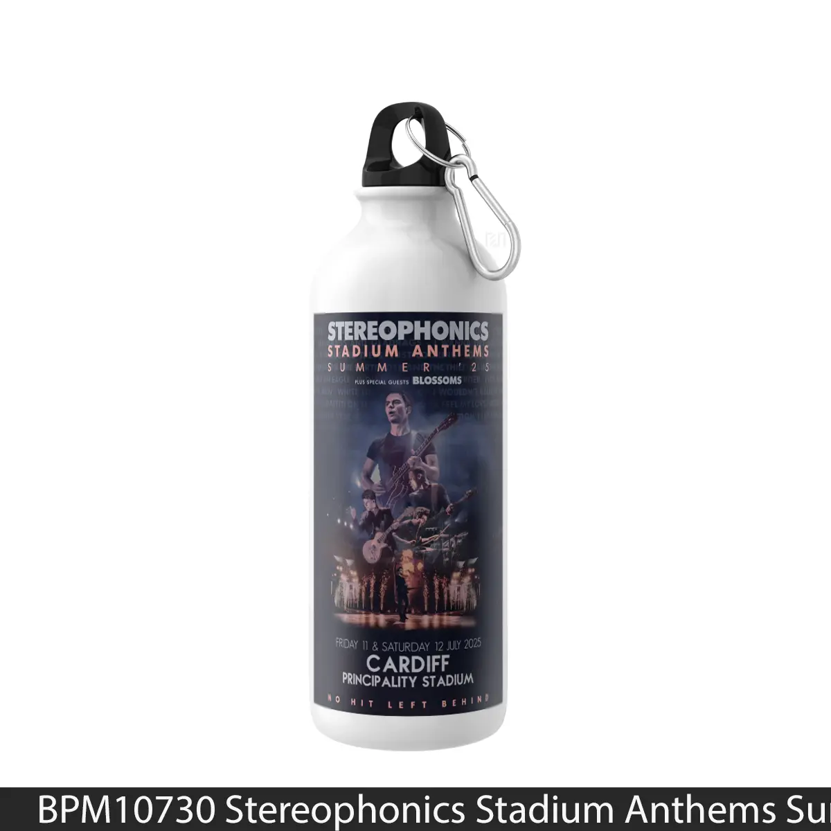 Botol Stereophonics Stadium Anthems Summer 2025 Cardiff - Music Sport Bottle
