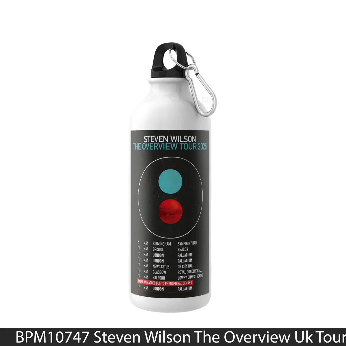 Botol Steven Wilson The Overview Uk Tour 2025 - Music Sport Bottle