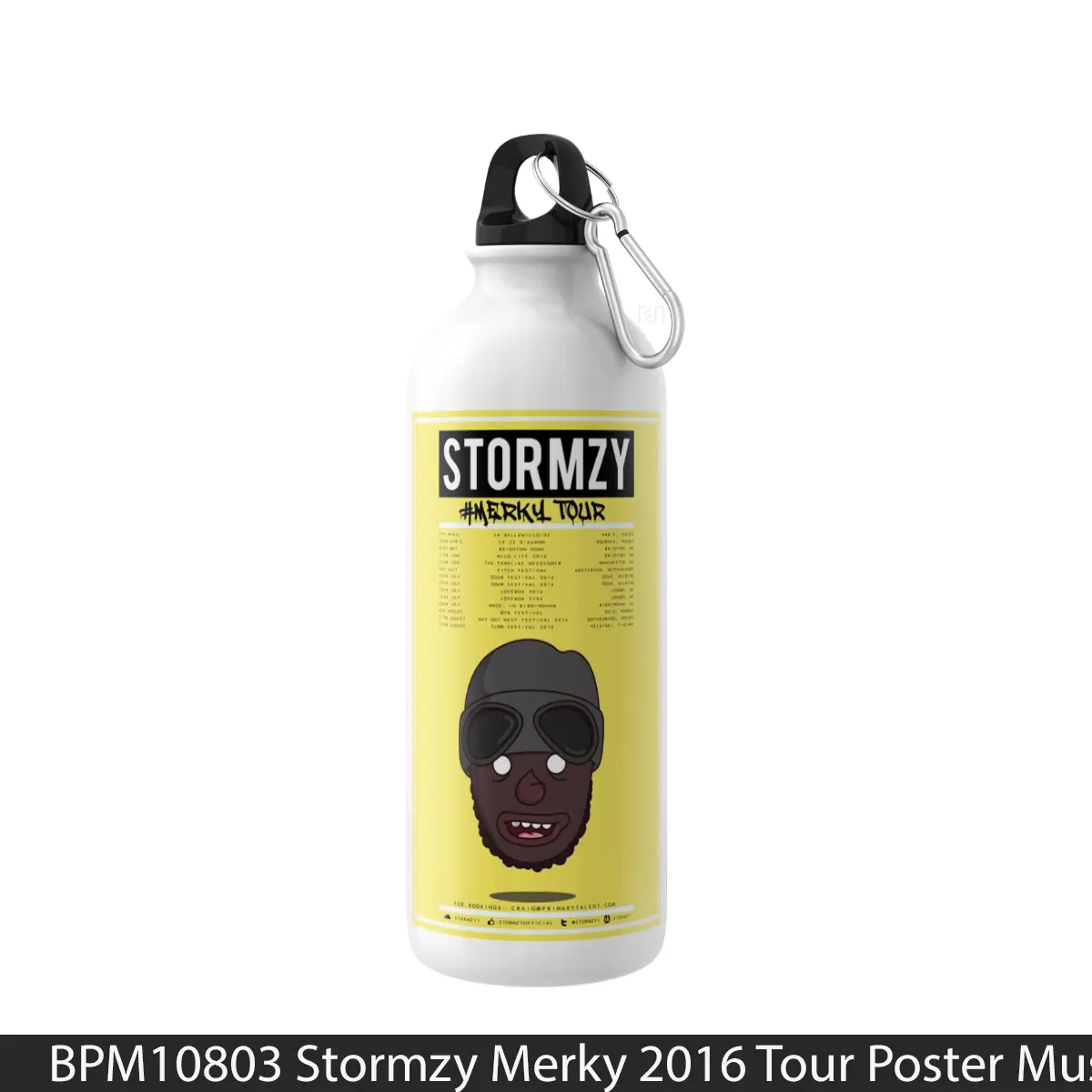 Botol Stormzy Merky 2016 Tour - Music Sport Bottle
