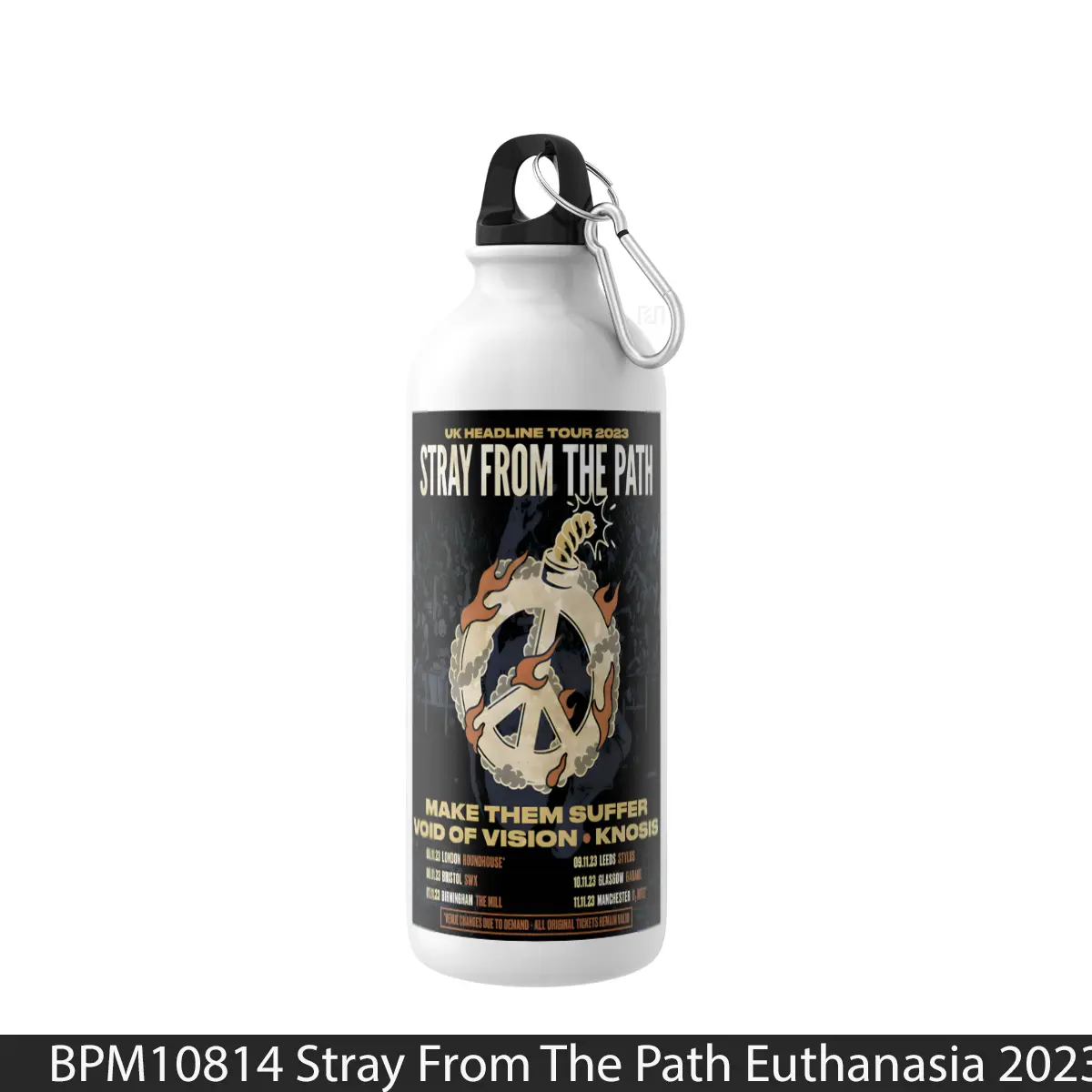 Botol Stray From The Path Euthanasia 2023 Headlining Tou - Music Sport Bottle