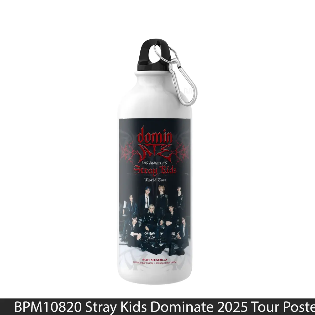 Botol Stray Kids Dominate 2025 Tour - Music Sport Bottle