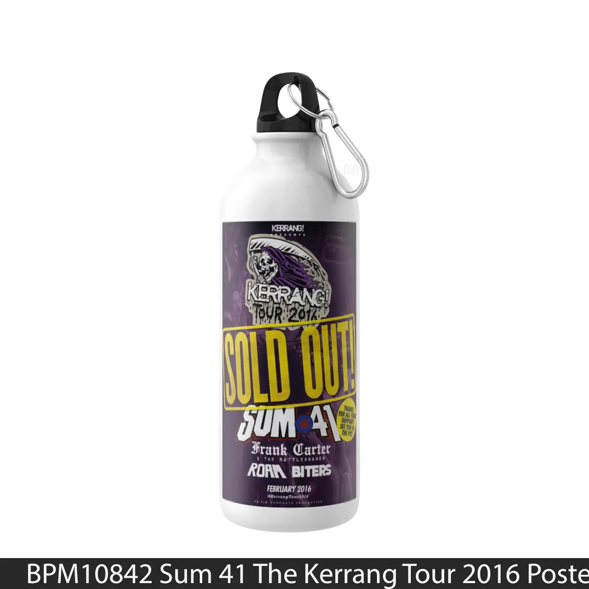 Botol Sum 41 The Kerrang Tour 2016 - Music Sport Bottle
