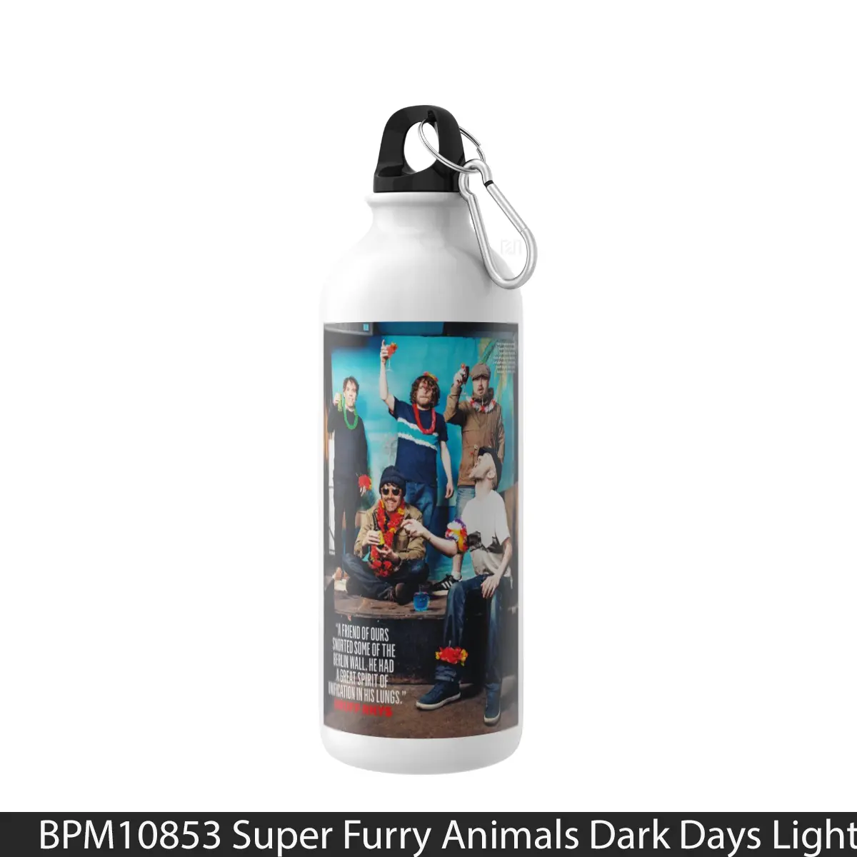 Botol Super Furry Animals Dark Days Light Years Print - Music Sport Bottle