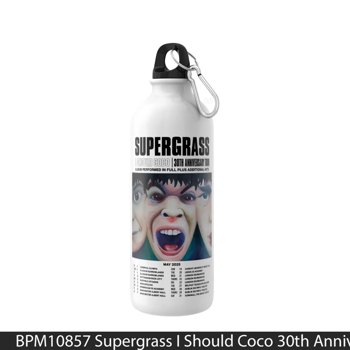 Botol Supergrass I Should Coco 30Th Anniversary Uk Tour 2025 - Music Sport Bottle