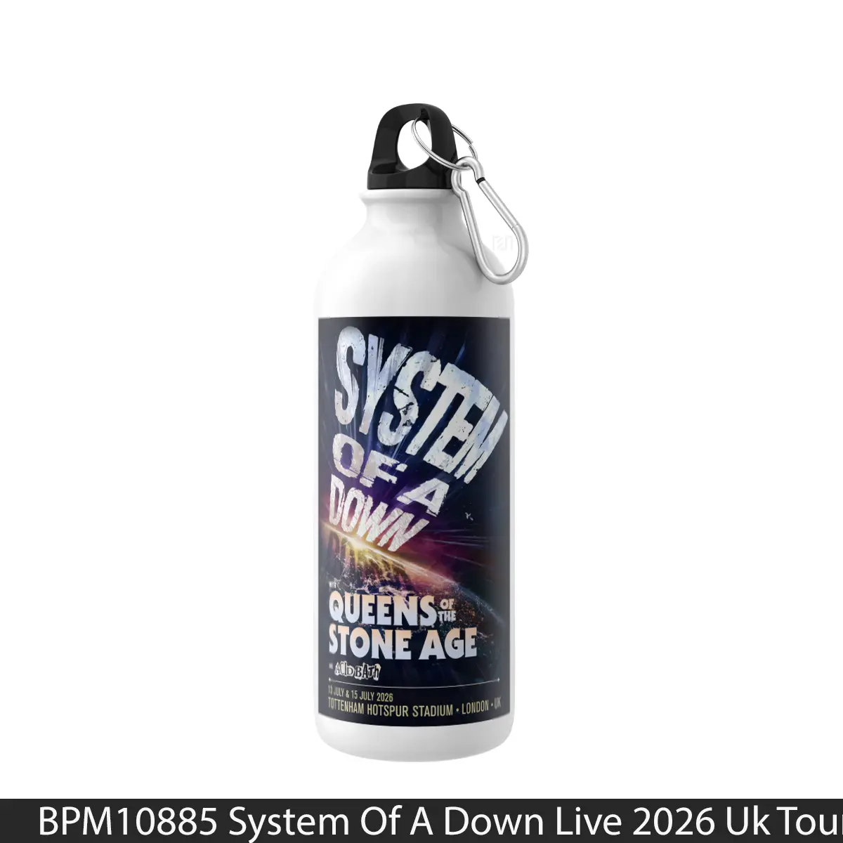 Botol System Of A Down Live 2026 Uk Tour - Music Sport Bottle