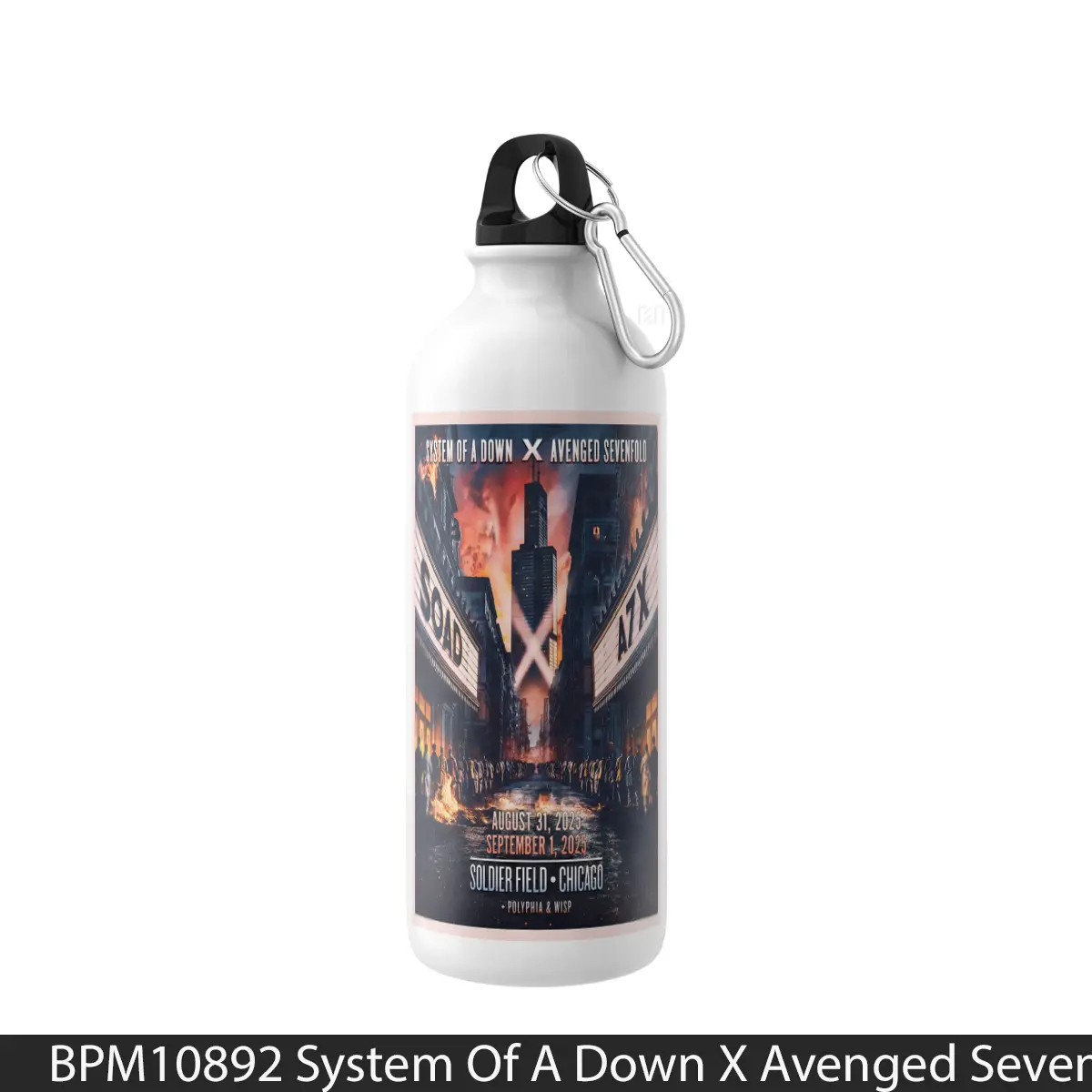 Botol System Of A Down X Avenged Sevenfold Summer Tour 2025 - Music Sport Bottle